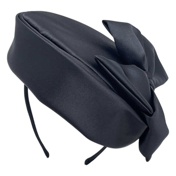 Sasha Satin Pillbox Hat