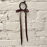Satin Long Bow Ponytail Holder