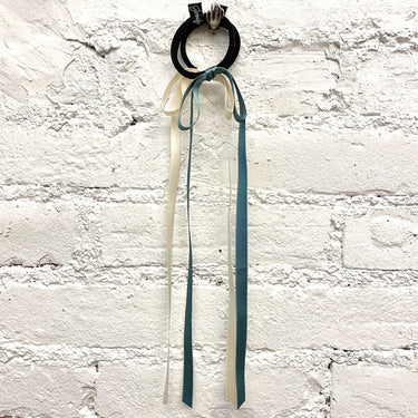Satin Long Bow Ponytail Holder