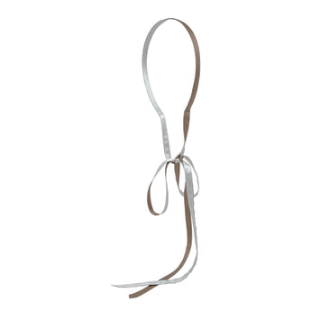 Satin Two Tone Long Tie Headband