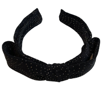 Vintage Glitter Alice Bow Headband