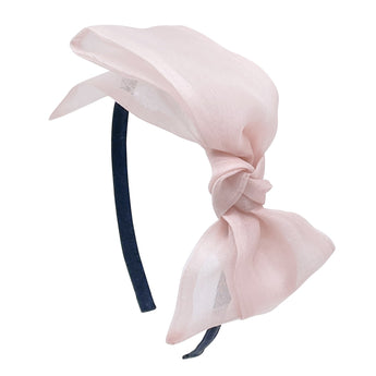 Finesse Silk Organza Bow Headband