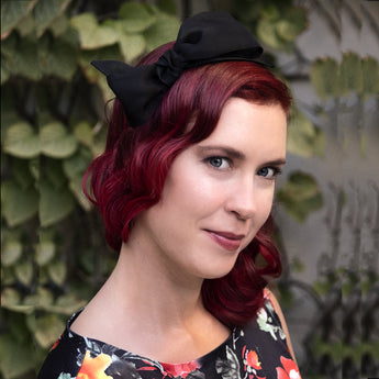 Silk Organza Bow Headband