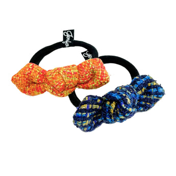 Tweed Knot Hair Tie