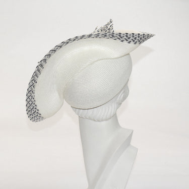 Straw Coolie Frayed Two Toned Hat
