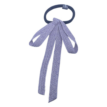 Straw Long Bow Hair Tie