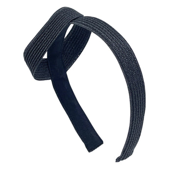 Straw Mini Oval Headband