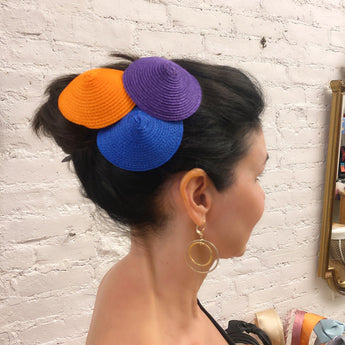 Straw Mini Hat Hair Stick