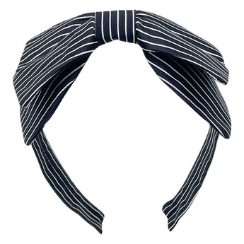 Black & White Stripe Peggy Headband
