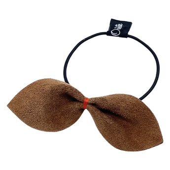 Suede Bow Hair Tie