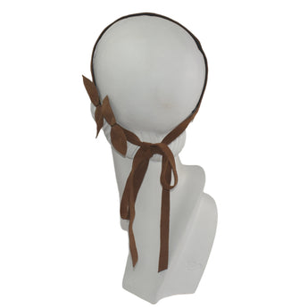 Suede Long Tie Bowtie Headband