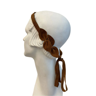 Suede Long Tie Headband