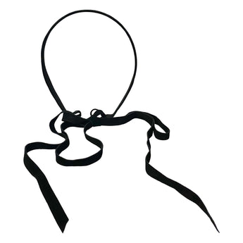 Suede Long Ties Headband