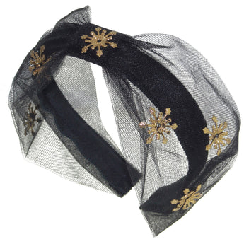 Ethereal World Tulle Turban with Stars