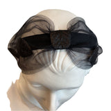 Satin Leaves Center Divot Headband