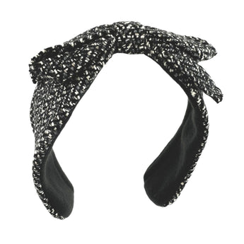 Tweed Bow Earmuffs