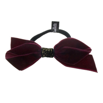 Velvet & Sparkle Accent Hair Tie