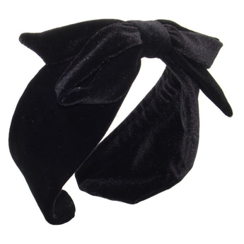 Velvet Center Bow Earmuffs