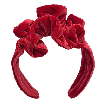Velvet Ruffle Headband