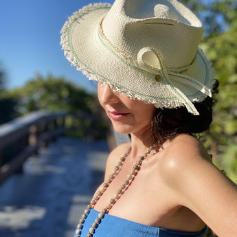 Country Couture Straw Fedora