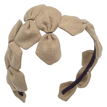 Linen Sabrina Headpiece