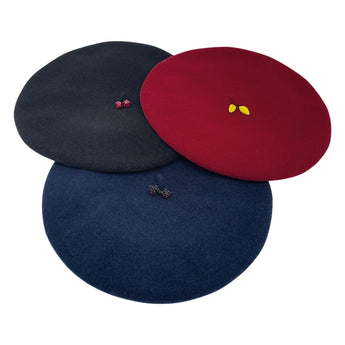 French Beret with Fruit Charms
