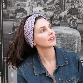 Tweed Turban Earmuffs