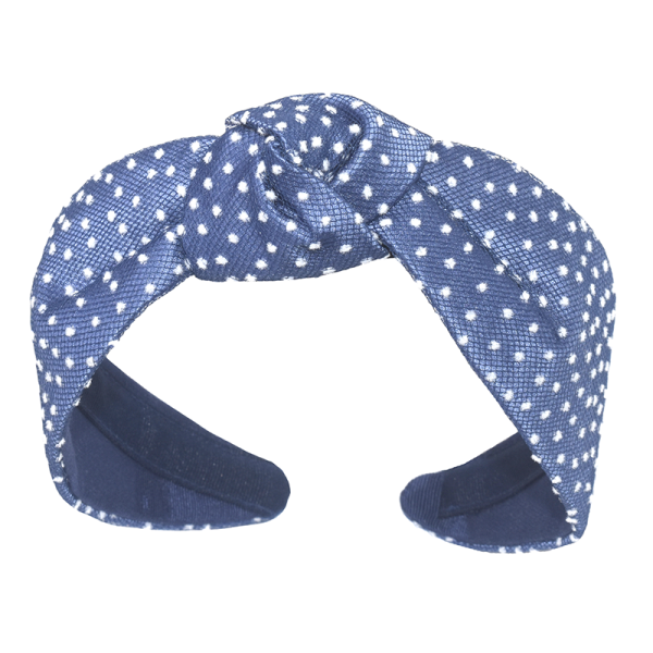 Polka Dot Center Turban Headband TLD9