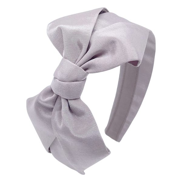 Cocoa Grosgrain Carolina Bow Headband BE14