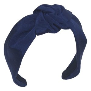 BE33 classic center knot turban headband made of grosgrain fabric