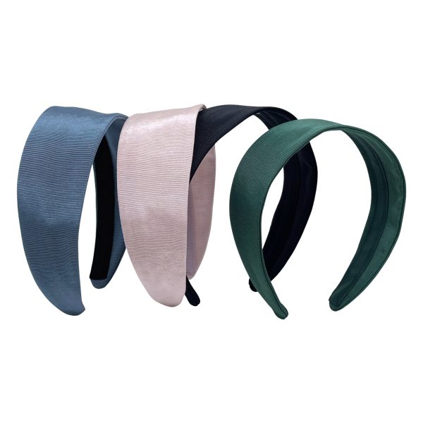 BE35 grosgrain wide basic adjustable headband