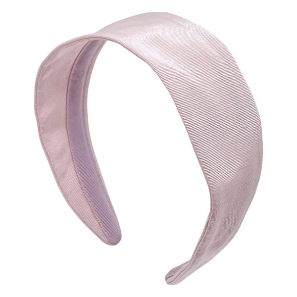 BE35 Pale Pink grosgrain wide basic adjustable headband