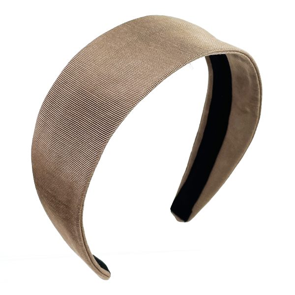 Pecan Grosgrain Classic Wide Headband BE35