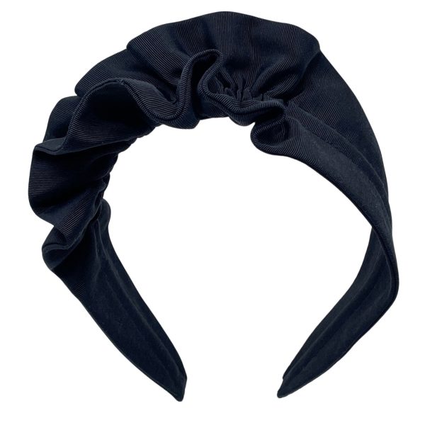 BE44 Side Flower Ruffle Turban