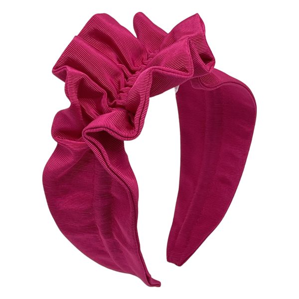 BE44 Side Flower Ruffle Turban