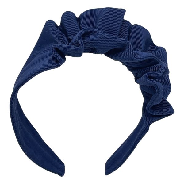 BE44 Side Flower Ruffle Turban