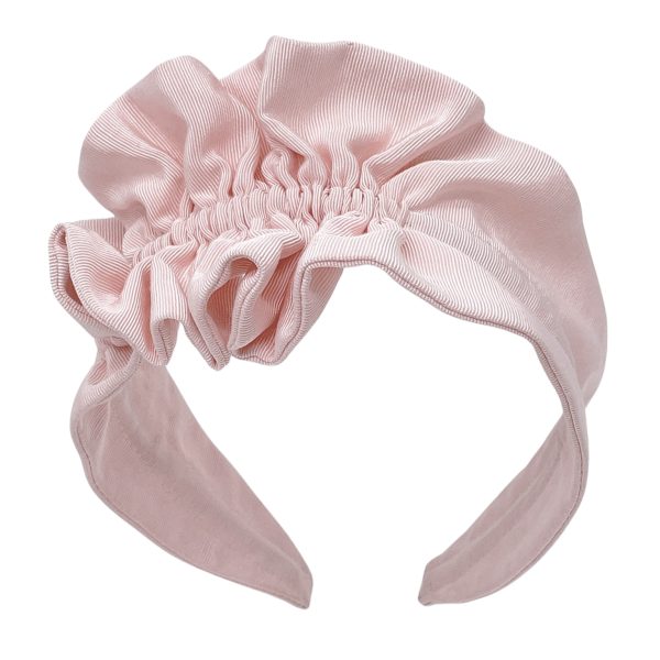 BE44 Side Flower Ruffle Turban