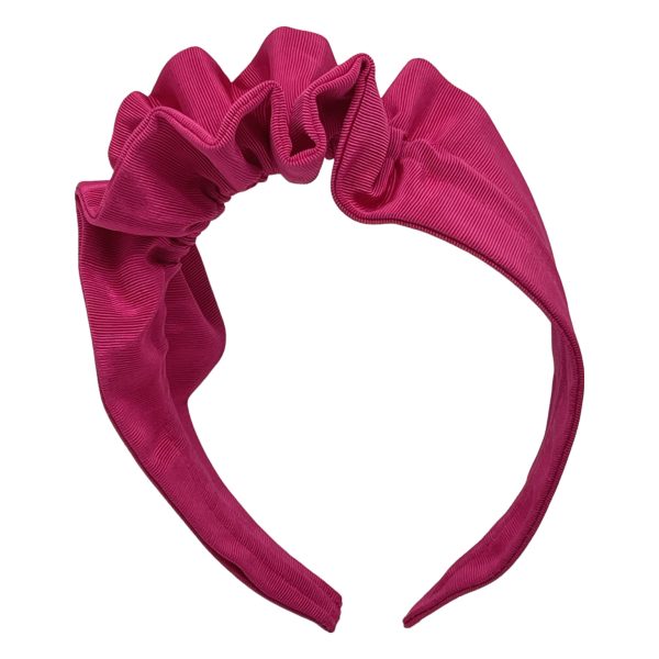 BE44 Side Flower Ruffle Turban