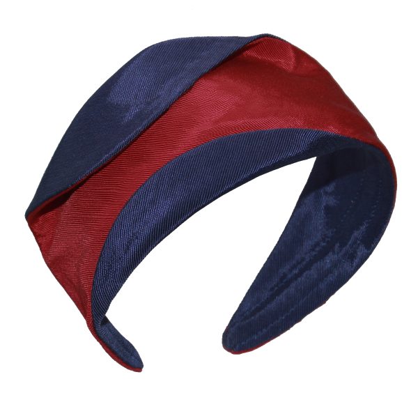 Red with Navy Matisse Headband BE5