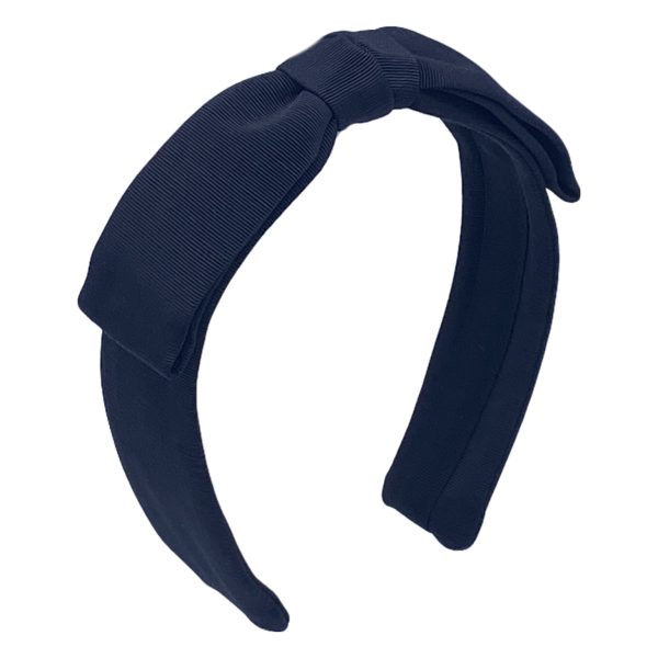 BE76 Alice grosgrain bow headband