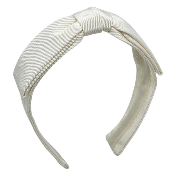 BE76 Alice grosgrain bow headband