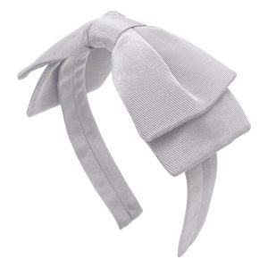 Cocoa Grosgrain Double Bow Headband BE93