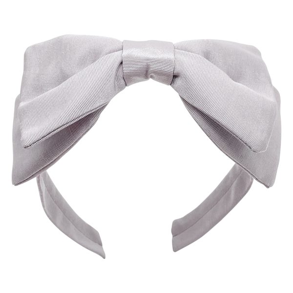 Cocoa Grosgrain Double Bow Headband BE93