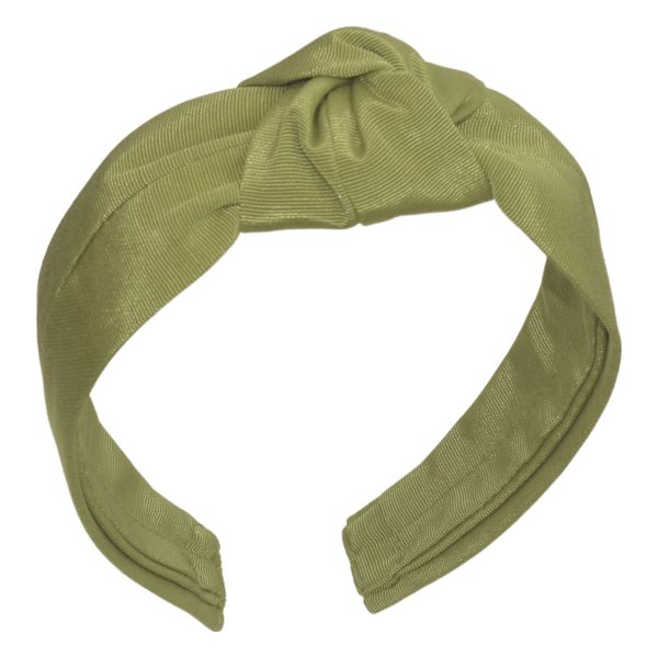 Celery Grosgrain Center Turban Headband BT10