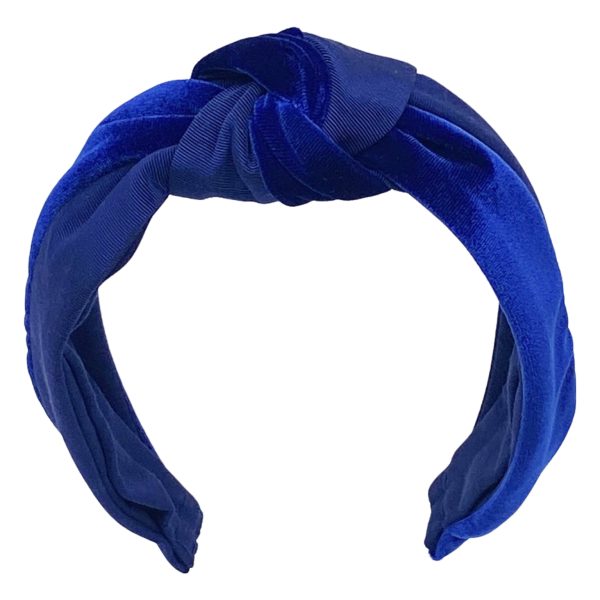 Royal Velvet and Grosgrain Turban Headband BV05