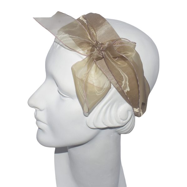 Pecan Grosgrain Basic Wide Changeable Headband BZ1