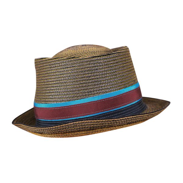 porkpie straw mens hat