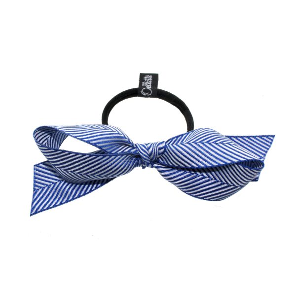 Fishbone Ribbon Bow Hair Tie - Image 7