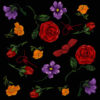 Black 66 Floral JO Cotton Signature