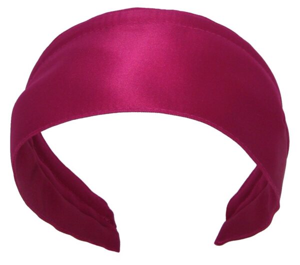 Basic Extra Wide Satin Headband - Image 6